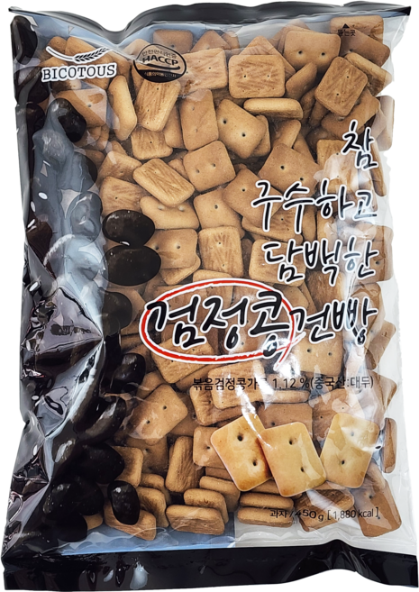 검정콩건빵 450g 대용량 건빵 간식 과자, 1개