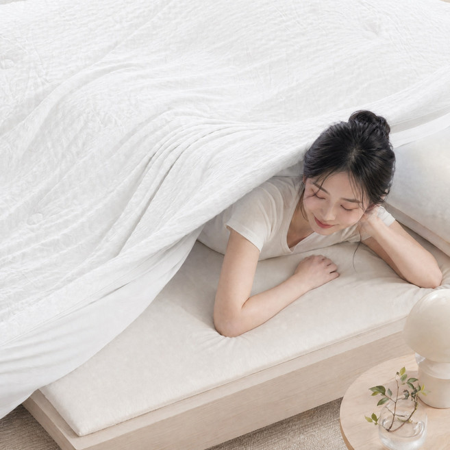 칸슈타터 시어서커 부드러운 통기성 냉감이불 시원쾌적한 쿨링이불 여름 냉감 차렵이불