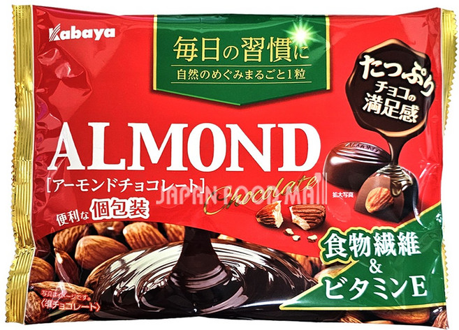 카바야 아몬드 초콜릿, 107g, 1개