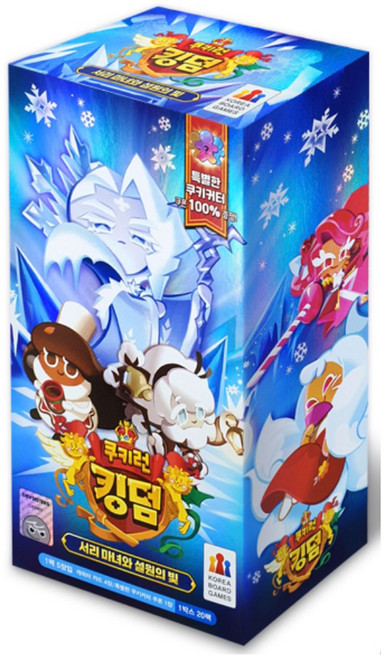 4위 - 쿠키런 킹덤카드 2탄 서리 마녀와 설원의 빛, 혼합색상, 1개