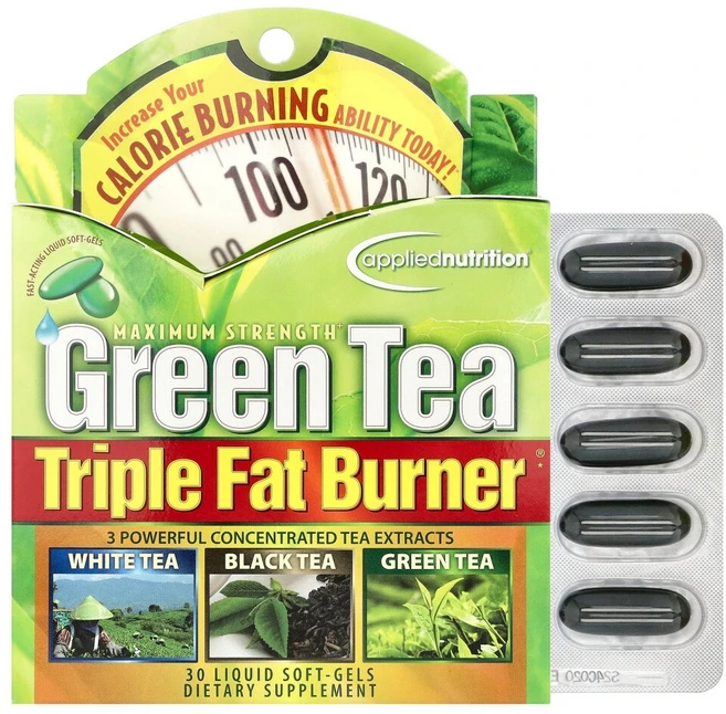 어윈네츄럴 Green Tea Triple Fat Burner 액상 소프트젤 30개, 1개, 30정 - 쿠팡