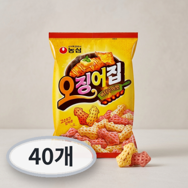 오징어집 버터구이맛, 78g, 40개