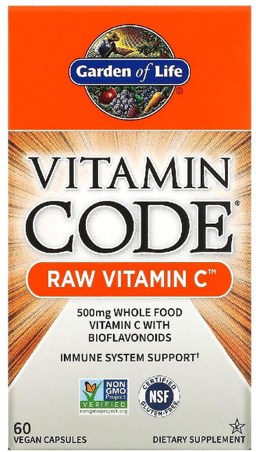 가든오브라이프 비타민 코드 RAW 비타민 C 60베지캡슐, 60정, 1개