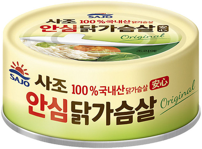 사조 안심 닭가슴살, 135g, 18개