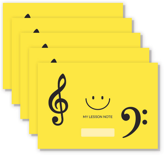 메이킷 스마일 마이레슨노트 피아노 진도카드, 5권
