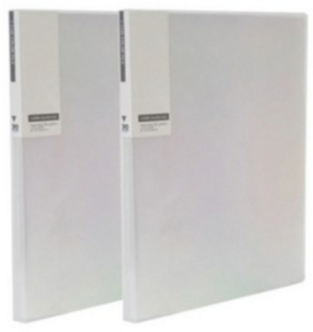 희망화일 아이콘 칼라 화일 30P 내지 고정형, 흰색, 2개