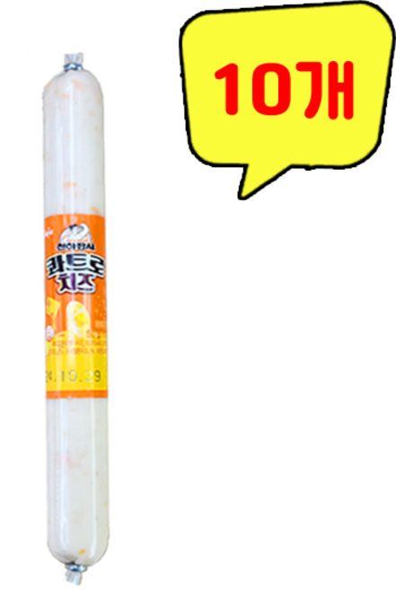 진주햄 천하장사 콰트로치즈 소시지, 50g, 10개