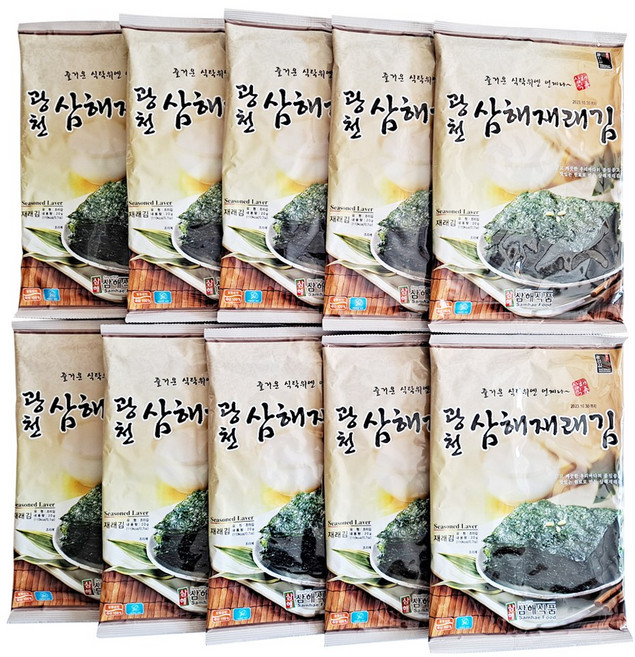 [삼해맛김] 광천김 재래 전장 2박스