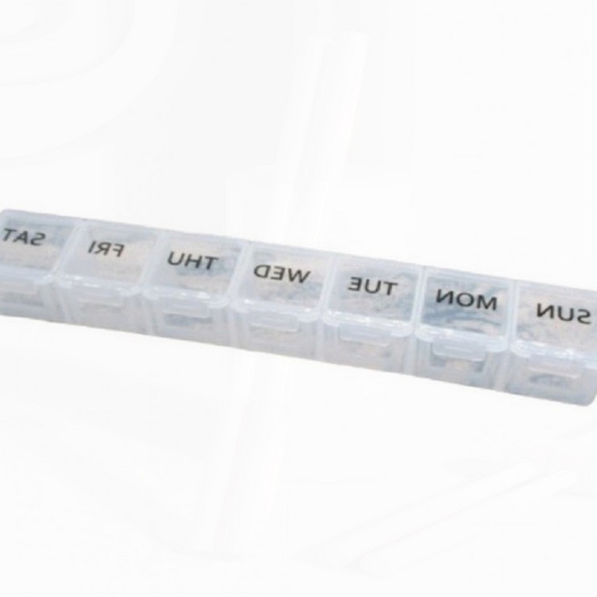 한달 30일 요일 자동 알람 스마트 비타민 휴대용 일주일 알약 영양제 케이스 대형 플라스틱 약통 밀폐, 1개