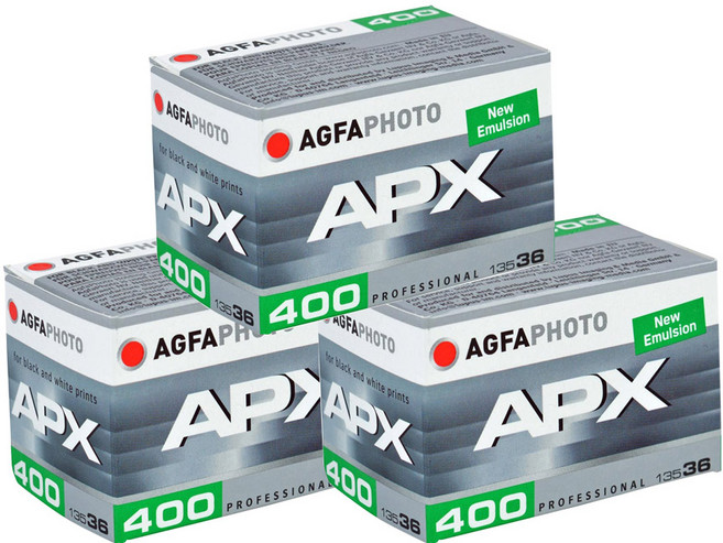 아그파필름 흑백필름 APX 400-36컷 (3롤) 세트상품 AGFA 400 FILM 일반필름, 1개, 아그파 흑백필름 APX 400-36컷 (3롤) 세트