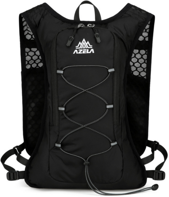 러너핏 초경량 트레일 러닝 조끼 가방, 매쉬 블랙, 1개