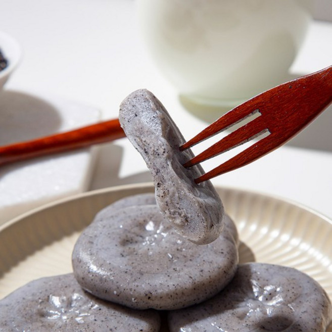 [한호떡집] 굳지않는 절편 앙금떡(흑임자) 40개입 (선물상자), 1개