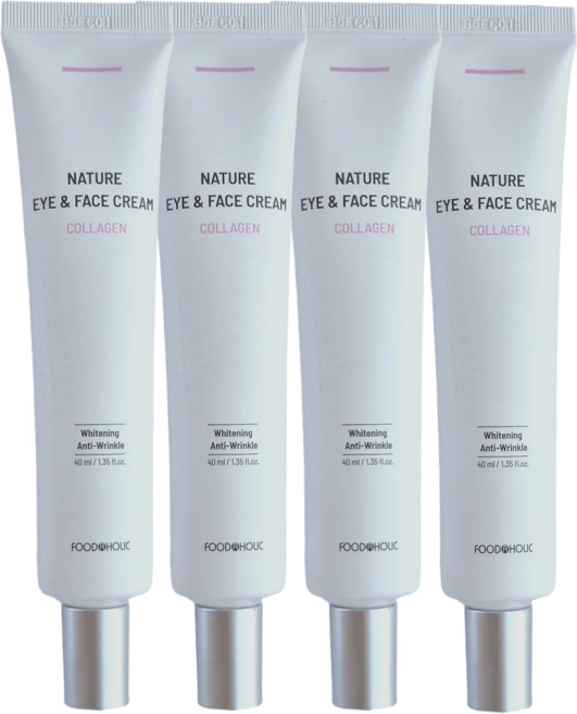 더마인드 콜라겐 주름개선 다크서클 팔자 눈가 주름 눈밑 꺼짐 처짐 수분 보습 탄력 미백 아이크림, 4개, 40ml