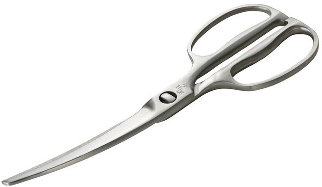 조개 KAI 키친 가위 세키손 육 커브 단조 올 스테인리스 일본제 DH3346, 1개