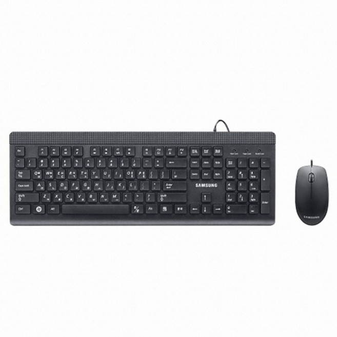 삼성전자 SKP-900B 유선 키보드 마우스 세트 블랙 (USB 키스킨포함), SKP-900B+키스킨, 선택하세요, 일반형