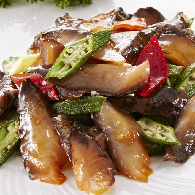 바다받아 해삼미니 손질 내장제거 냉동 중식, 350g, 1개