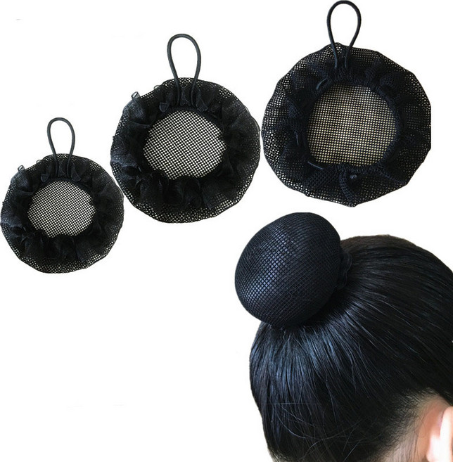 머리끈 내장 헤어 망 승무원 머리망 간호사 면접 발레