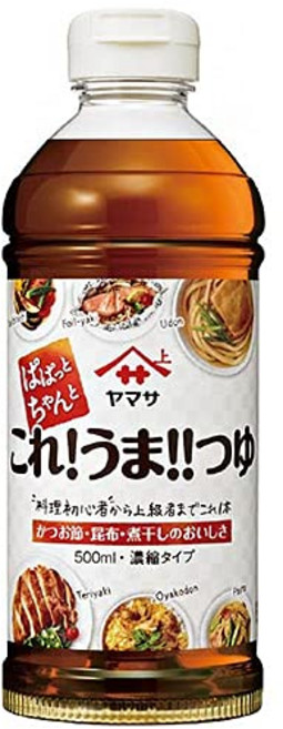 야마사 고레 우마 쯔유 간장 우동 조림 데리야키 만능 500ml, 1개