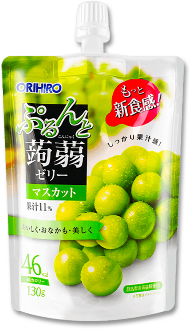 오리히로 곤약젤리 샤인머스캣맛, 130g, 20개