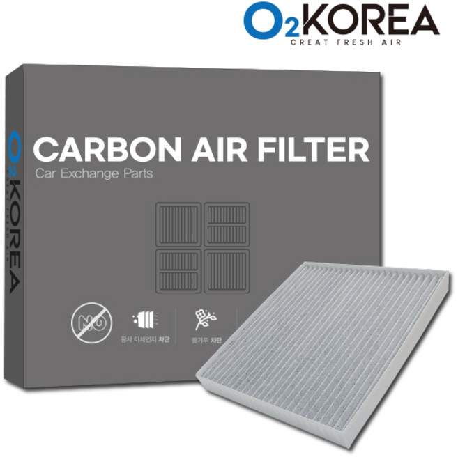 오투코리아 PM2.5 초미세먼지 차량용에어컨필터 교체, OH161, 1개