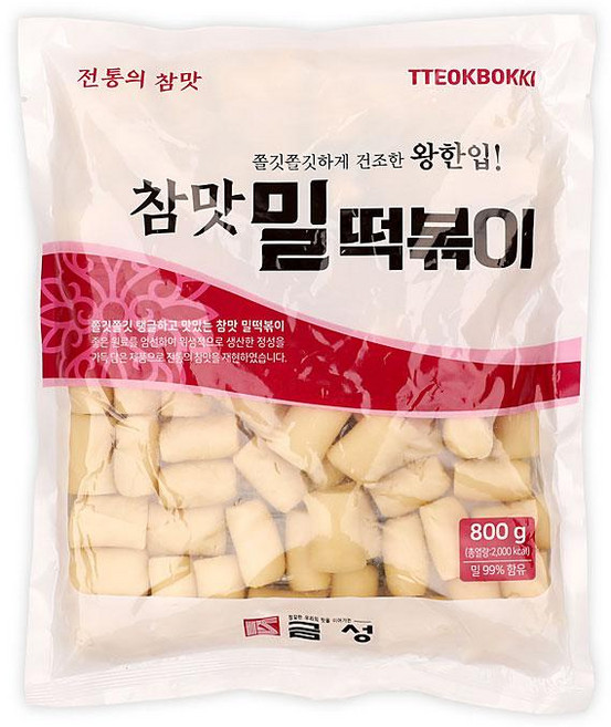 원하프참맛밀떡볶이(컵떡) 800G/금성, 800g, 1개