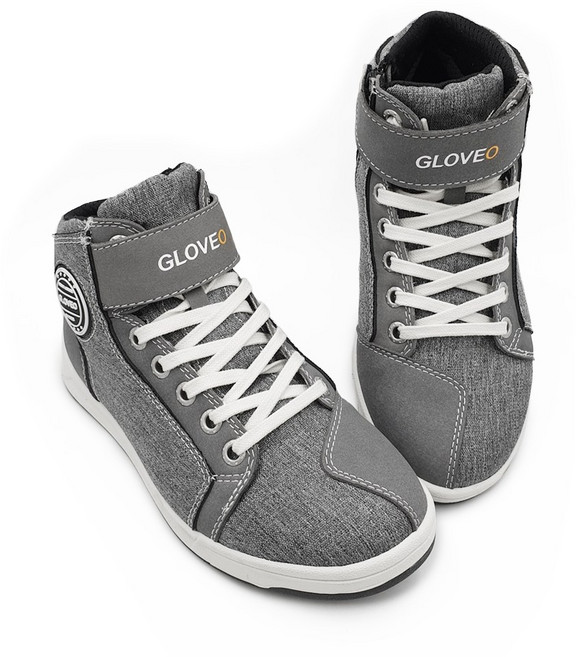 GLOVEO 오토바이 신발 바이크 부츠 스니커즈 슈즈, 그레이