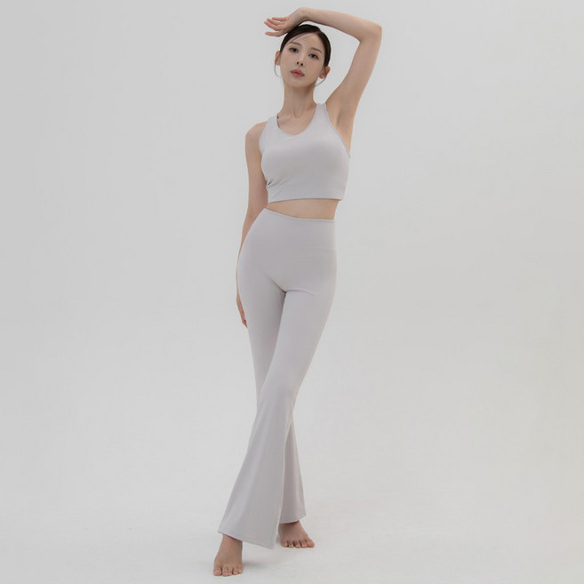 [콘치웨어] 여성용 리프팅핏 부츠컷 레깅스 필라테스복
