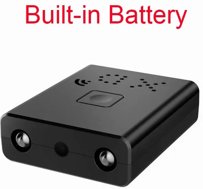 가장 작은 1080P HD 미니 카메라 WIFI 스마트 홈 IP 원격보기 소형 캠코더 내장 배터리 보 않는 IA CAM, Bulit in Battery, with 16GB, 1개, Bulit in Battery