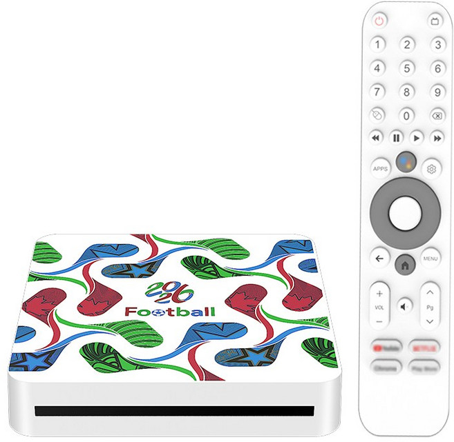 PYHO 구글 크롬캐스트 4K 안드로이드14 OTT 셋톱박스 8K 60Hz 스마트TV 박스 블루투스 듀얼 WiFi AI 음성 무선 미러링 안드로이드TV 셋톱박스, 1개, Z9-축구