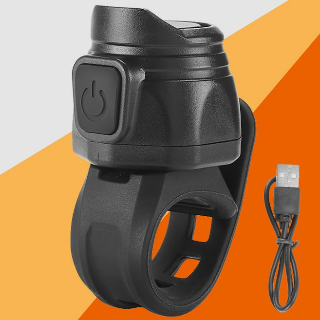 시그니처베이지 웨스트바이킹 자전거 킥보드 충전식 전자 벨 경적 YPZ051, 블랙, 1개