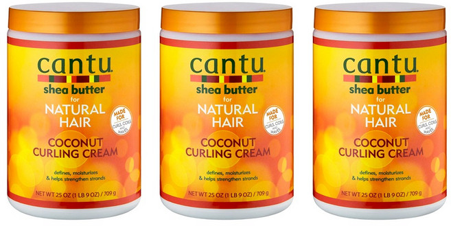 칸투 내추럴 헤어 코코넛 컬링 크림, 3개, 709g