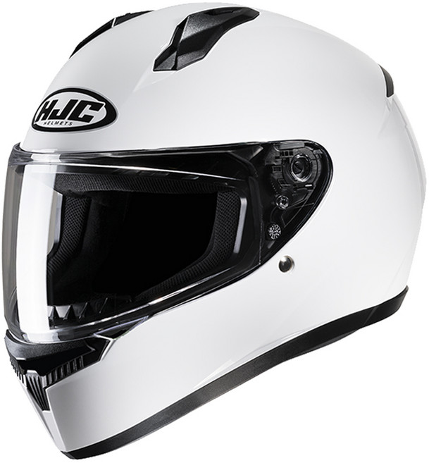 오토바이헬멧 HJC C10 엔트리급 풀페이스 헬멧 바이크 스쿠터, 화이트