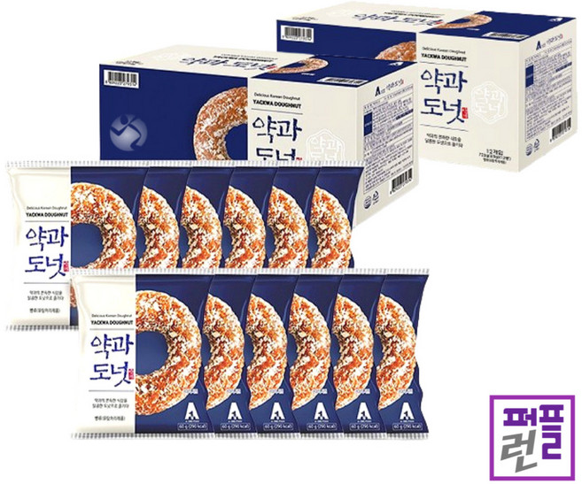 약과 도넛 24개입 (2박스), 24개, 60g
