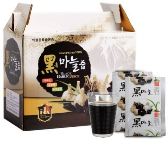 흑마늘진액 흑마늘엑기스 흑마늘즙, 30개, 80ml