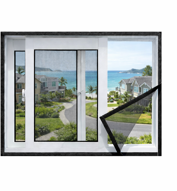 메이스 벨크로 찍찍이 붙이는 창문 모기장 방충망