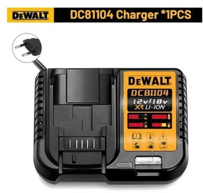 기존 배터리 20V 6AH 충전식 리튬 이온 배터리 DCB115 DCB118 고속 충전 공구 배터리, 02 Only Dewalt Charger