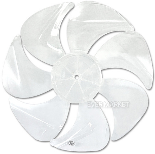 에버마켓 선풍기 날개 8mm 7엽 10 꺾임 호환, 1개