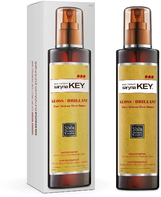 Saryna Key 데미지 리페어 스프레이 글로스 - 비타민 A E F 아미노산 및 케라틴 시어버터, 1개, 250ml - 쿠팡