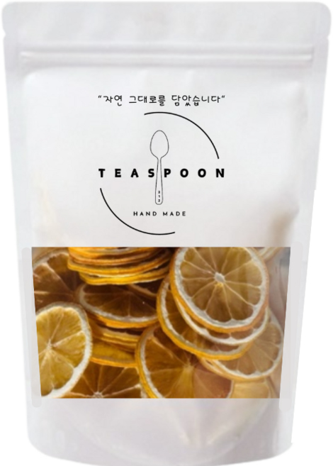 티스푼 212 무첨가 건조 레몬칩 100g+100g 카페 데코용 가정용 디톡스 원형 레몬칩, 2개, 100g