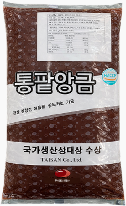 태산 통팥앙금(51), 5kg, 5kg, 1개