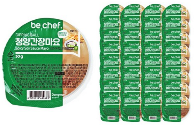 비셰프 디핑볼 청양간장마요, 30g, 32개