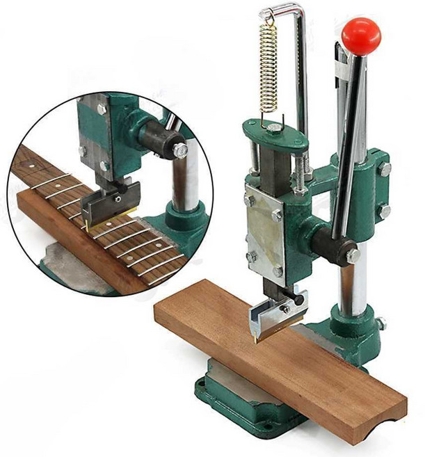 기타 지판 프렛 수리 보수 핸드 프레스기 플랫 수리기, 1개, 프렛프레스 + 나무받침 + 커브블럭 16인치