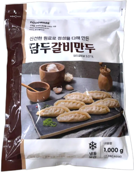 담두 갈비만두1kg, 1kg, 5개