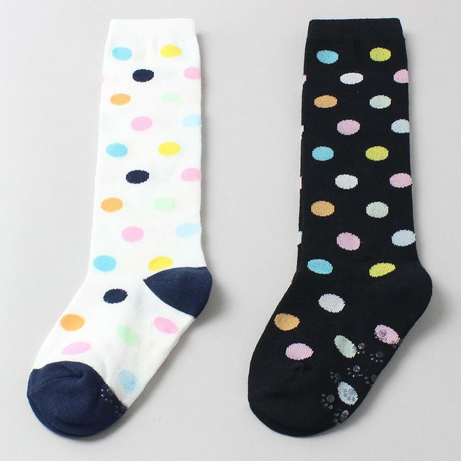 노디자인 모드베베 구슬사탕 반장 2켤레 유아 아동 아기 남아 여아 봄 여름 가을 겨울 무지 니삭스 오버니 장목 주니어 키즈 어린이 유치원 선물 양말 세트