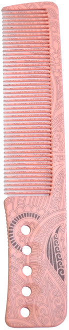 루시피 바버샵 디자인 패턴 콤보 커트빗, 핑크, 1개