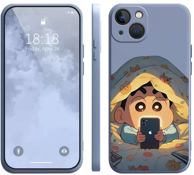 이불 속 밤샘 보이 아이폰 갤럭시 실리콘 슬림 케이스