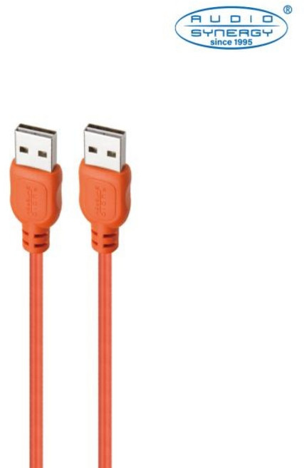 (오디오시너지) USB-A 2.0 to USB-A 2.0 케이블 (AS-USBA/비닐) (5m), 5m, 1개