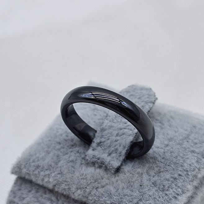 4mm 오닉스 원석반지 남녀공용 오닉스반지