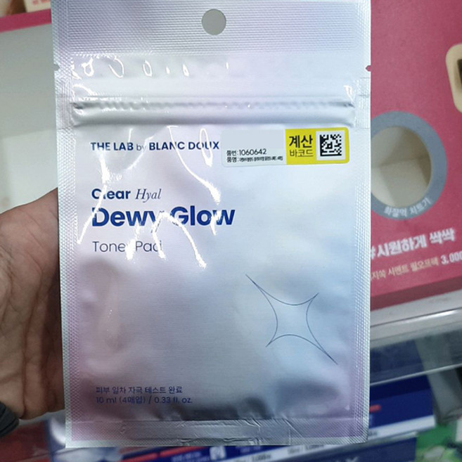 더랩 바이 블랑두 클리어 히알 물광 토너 패드, 1개, 4매입