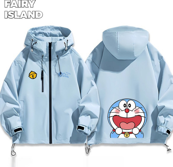페어리아일랜드 도라에몽 방수 바람막이 자켓